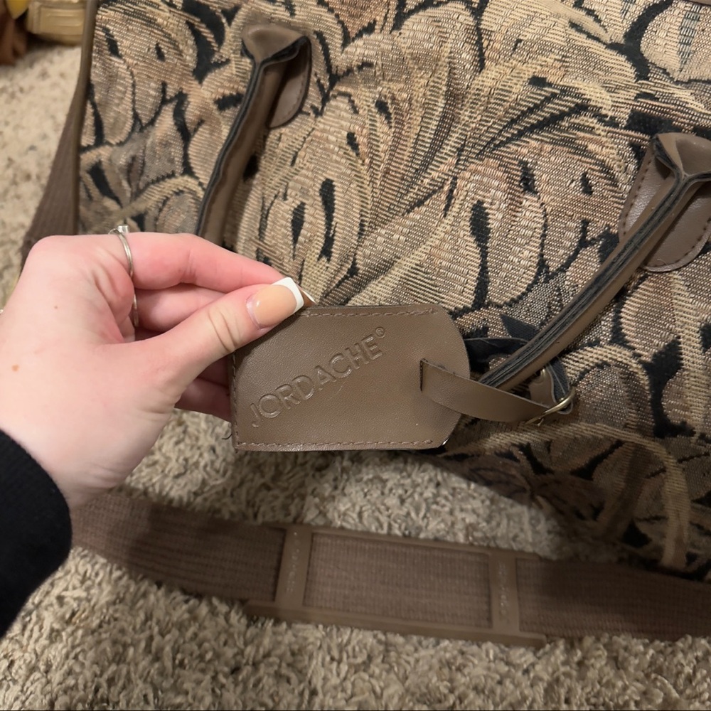 Vintage Tapestry Duffle Bag - Picture 3 of 10